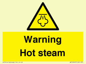 WK12640: Warning Hot steam