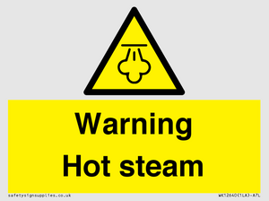 WK12640: Warning Hot steam