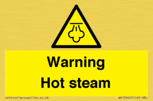 WK12640: Warning Hot steam