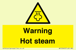 WK12640: Warning Hot steam