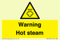 WK12640: Warning Hot steam