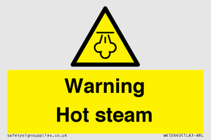WK12640: Warning Hot steam