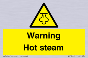 WK12640: Warning Hot steam