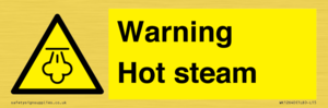 WK12640: Warning Hot steam