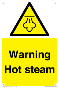 WK12640: Warning Hot steam