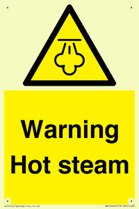 WK12640: Warning Hot steam