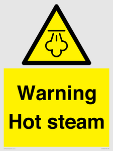 WK12640: Warning Hot steam