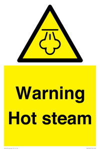 WK12640: Warning Hot steam