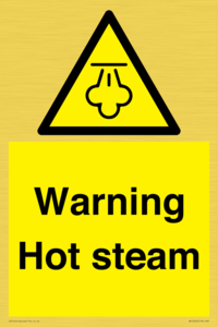 WK12640: Warning Hot steam