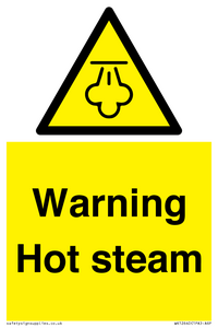 WK12640: Warning Hot steam