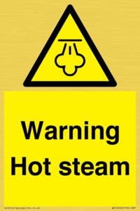 WK12640: Warning Hot steam