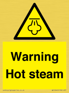 WK12640: Warning Hot steam