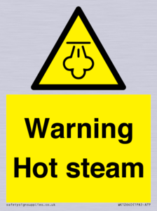 WK12640: Warning Hot steam