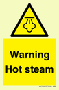 WK12640: Warning Hot steam