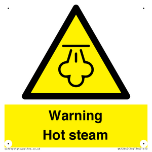 WK12640: Warning Hot steam