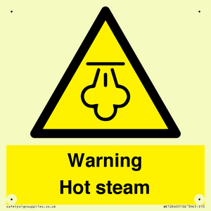 WK12640: Warning Hot steam