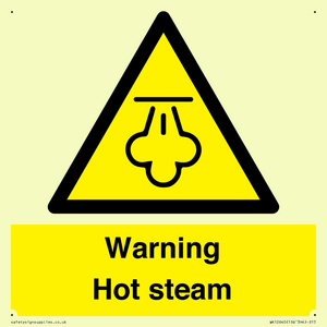 WK12640: Warning Hot steam