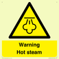 WK12640: Warning Hot steam