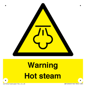 WK12640: Warning Hot steam