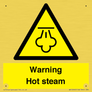 WK12640: Warning Hot steam