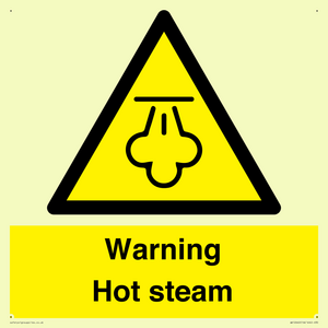 WK12640: Warning Hot steam