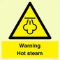 WK12640: Warning Hot steam