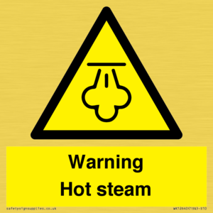 WK12640: Warning Hot steam