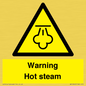 WK12640: Warning Hot steam
