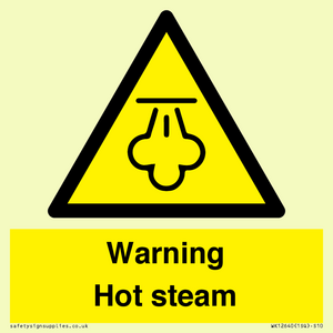 WK12640: Warning Hot steam