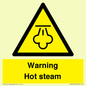 WK12640: Warning Hot steam