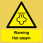 WK12640: Warning Hot steam