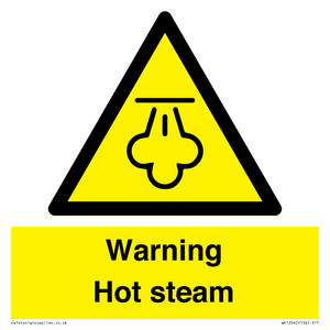 WK12640: Warning Hot steam