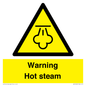 WK12640: Warning Hot steam