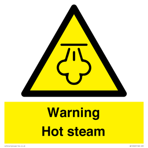 WK12640: Warning Hot steam