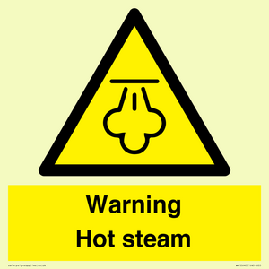 WK12640: Warning Hot steam