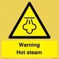 WK12640: Warning Hot steam