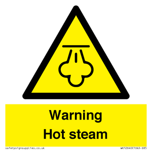 WK12640: Warning Hot steam