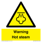 WK12640: Warning Hot steam