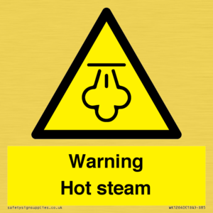 WK12640: Warning Hot steam
