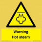 WK12640: Warning Hot steam