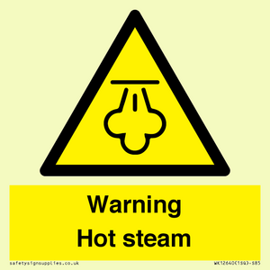 WK12640: Warning Hot steam