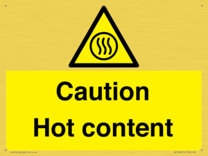 WK12642: Caution Hot content