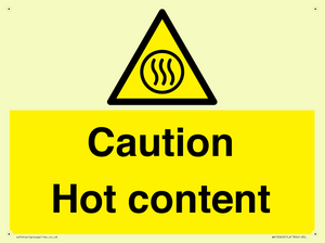 WK12642: Caution Hot content