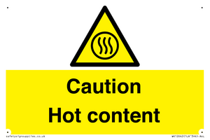 WK12642: Caution Hot content