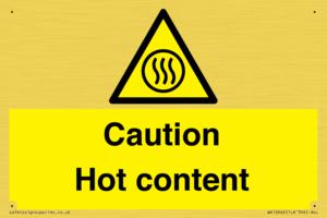 WK12642: Caution Hot content