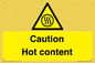 WK12642: Caution Hot content