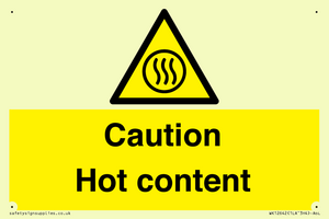 WK12642: Caution Hot content