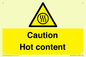 WK12642: Caution Hot content