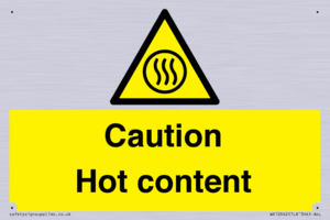 WK12642: Caution Hot content