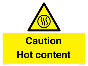 WK12642: Caution Hot content